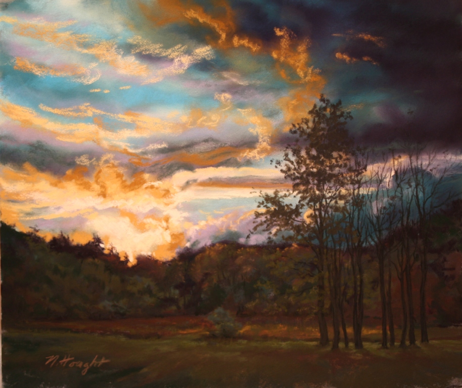 Sunset over the Meadow - click here to see a full page image and more details